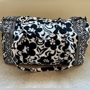 Vera Bradley XL Weekender in Night & Day Pattern.  EUC.